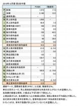 PUMA、2018年12月期 第2四半期 財務数値一覧(表1)