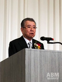 旭日中綬章を受賞した島正博会長。 今後も「業界や地域へ貢献していきたい」と 抱負を述べた