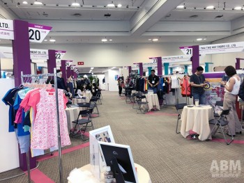 「第8回　タイ国ファッション＆ テキスタイル製品展示商談会in大阪」。 アパレル関連企業54社が出展した
