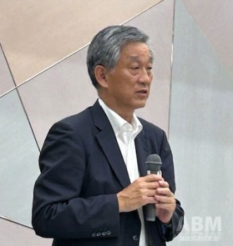 見本市「JIAM 2024 OSAKA」の 概要発表会に臨む近藤章吾実行委員長
