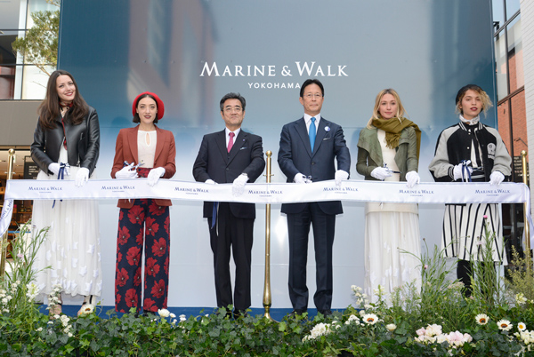 左より順に、 ミア・モレッティ様 リザ・ヴォロシン様 鈴木伸哉 様 村田弘一 ケイト・グレア様 クレオ・ウェイド様