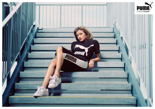 プーマ ジャパン株式会社 プーマ ウィメンズのキービジュアルにローラさんが登場 Apparel Business Magazine アパレル ビジネス マガジン