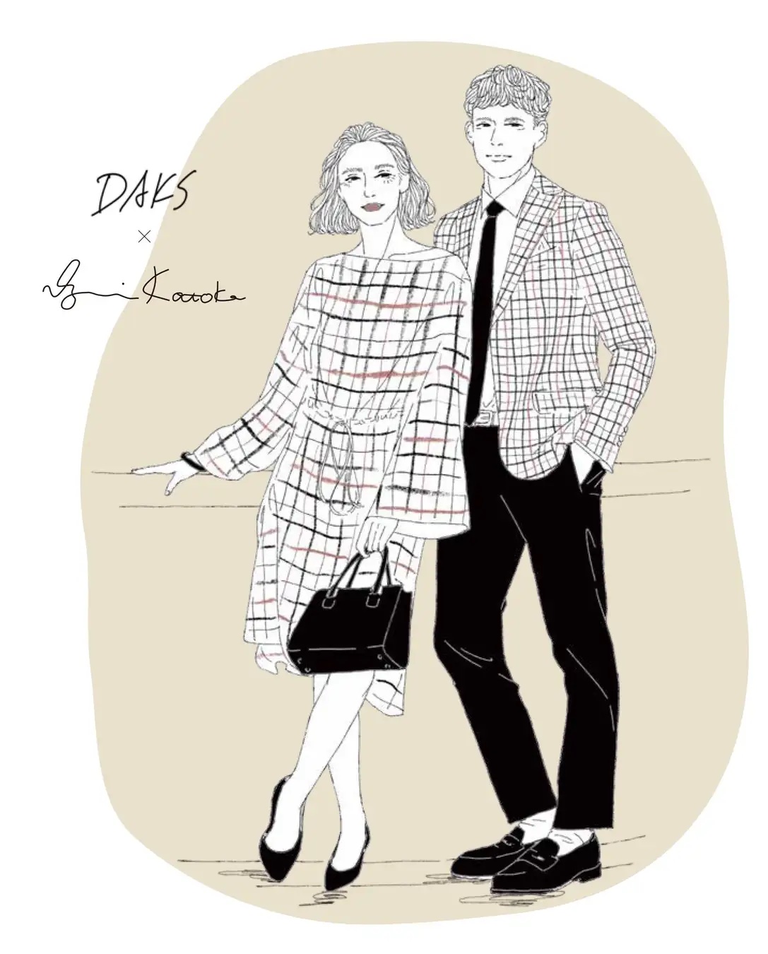 三共生興株式会社 Daks がイラストレーターkotoka Izumiさんとコラボ 限定アイテムを４月１日より発売 Apparel Business Magazine アパレル ビジネス マガジン