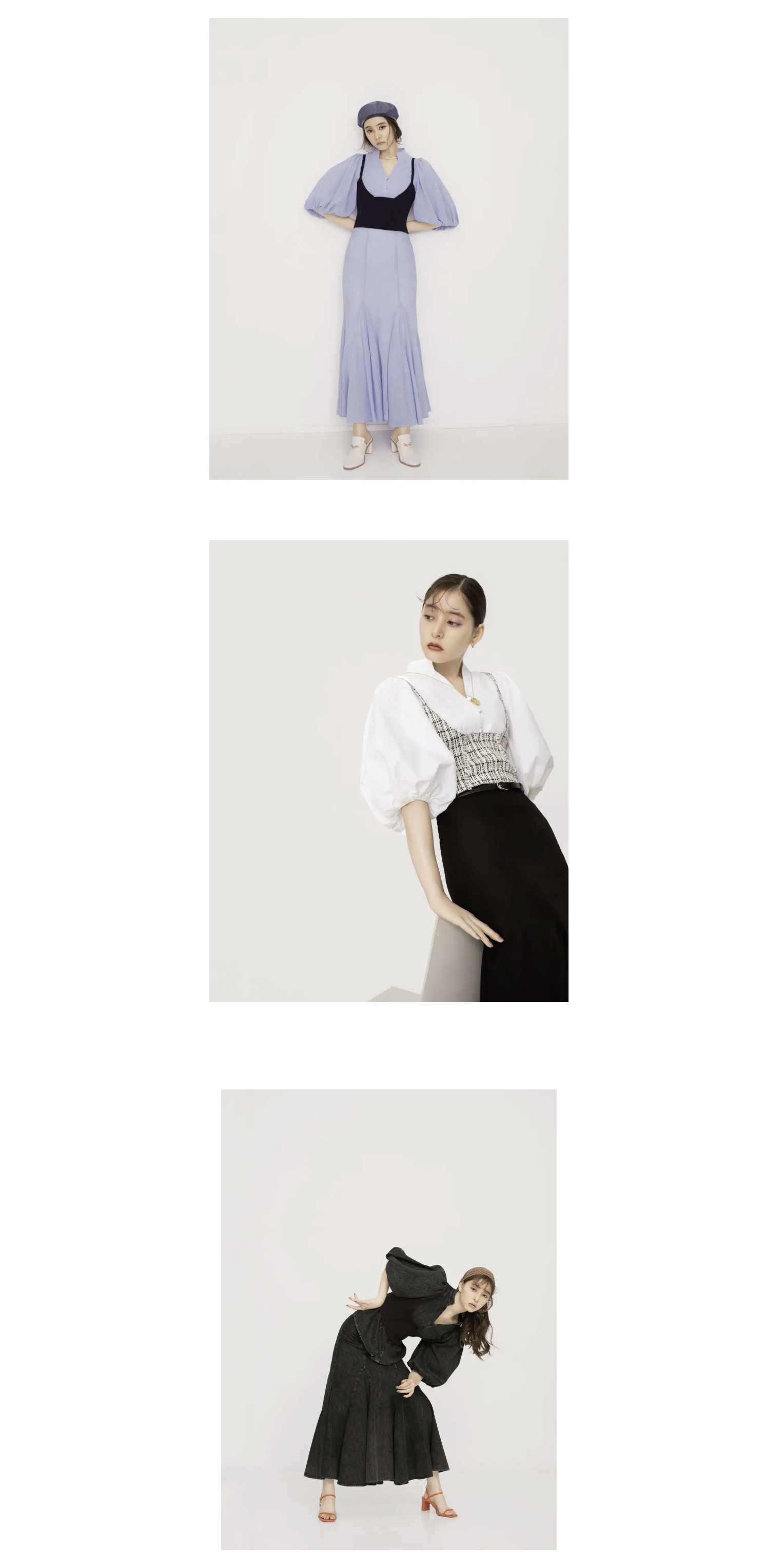 SNIDEL×新木優子×sweetトリプルコラボレーション第3弾 “3ピース