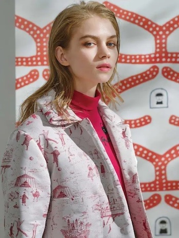 PICONE×UCHINO グラフィックプリント ワンピース L PICONE×UCHINO グラフィックプリント ワンピース L