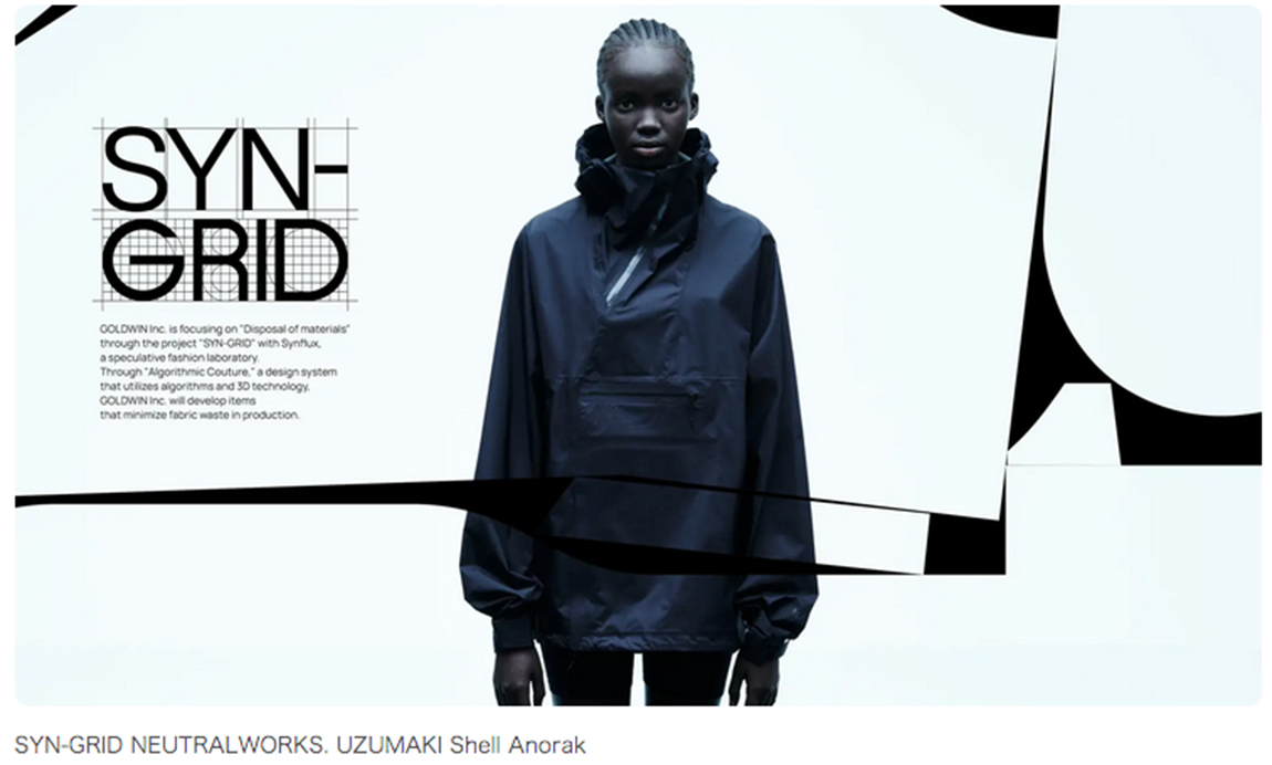 Synflux株式会社 Synfluxとゴールドウインによる「SYN-GRID」の第2弾が