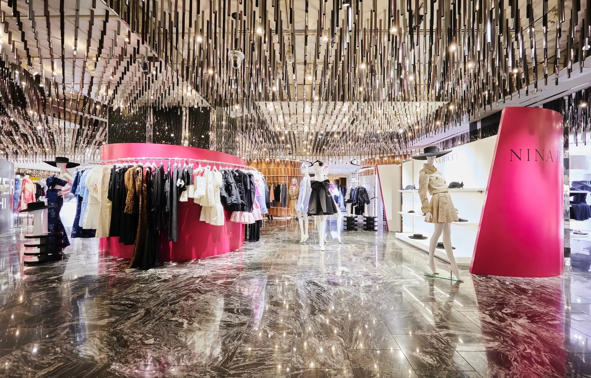パーティバック上品なシルクサテンニナリッチParis ROYALブルー