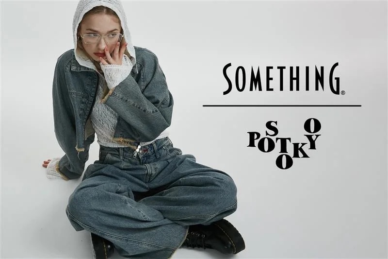 【SOMETHING×PosTokyo】ZIP BLOUSON【SOMETHING×PosTokyo】TUCK BUGGY