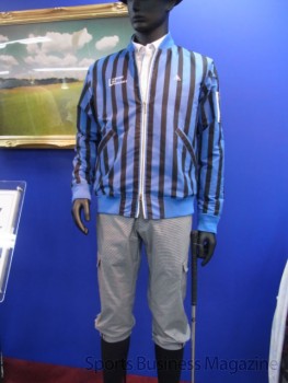 「ルコックゴルフ」。 メンズ「ブルーライン」で ニッカボッカの新スタイルを提案
