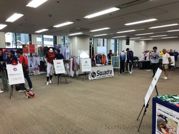 スポーツ関連企業の合同展 「SIMEｘ2019」（写真は大阪展会場）