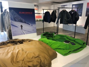 ヤギが手掛ける 米国の機能性中綿素材ブランド 「CLIMASHIELD®」（展示会の模様）