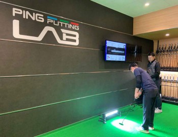 パター専用のフィッティングルーム 「PUTTING LAB」を新たに設けた