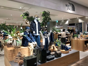 リニューアルオープンした 「ザ・ノース・フェイス　プラス　グランフロント大阪」。 西日本の旗艦店に位置付ける