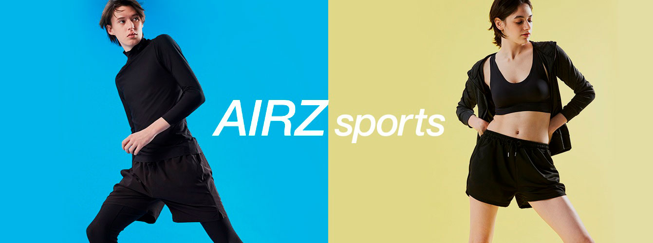 グンゼのスポーツ向け機能インナー 「AIRZ sports」