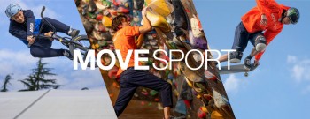 「デサント」ブランドの「MOVESPORT」の 新しいブランドイメージ