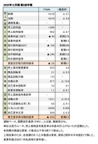 PUMA、2025年12月期 第2四半期 財務数値一覧（表1）