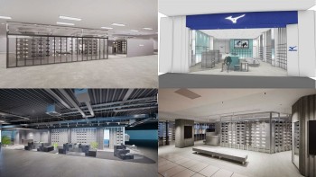 ミズノが直営店展開を強化（画像は 都内4店舗のイメージ画）