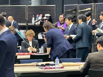 ミズノ、野球「ブランドアンバサダーミーティング」 の様子